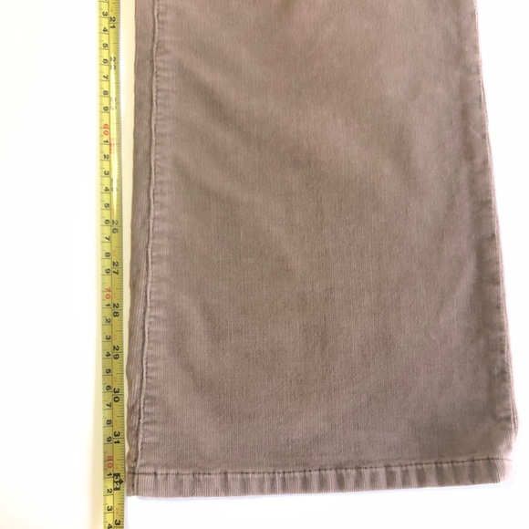 J Crew Women’s Stretch Corduroy Flare Tan Pants 2R - Picture 5 of 6
